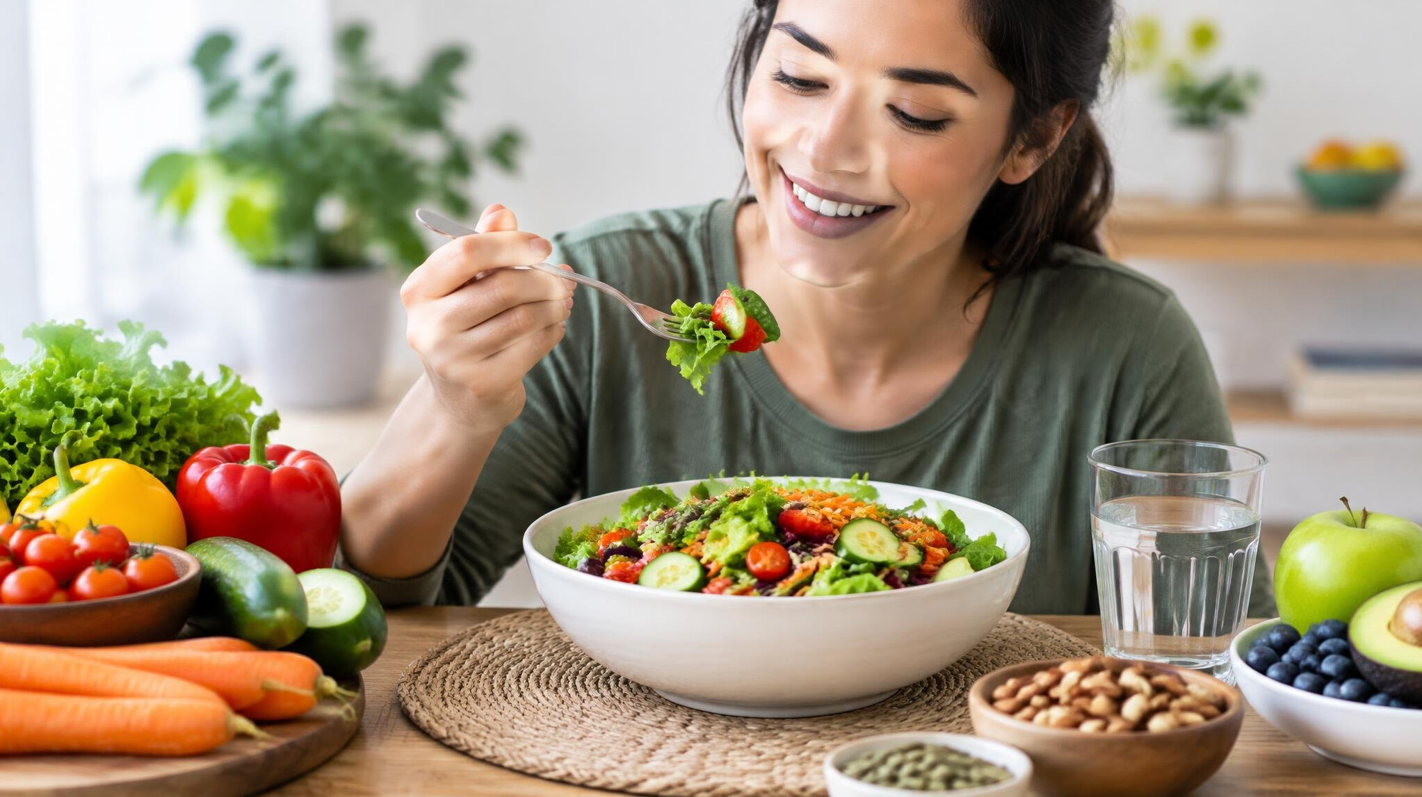 healthy food plate