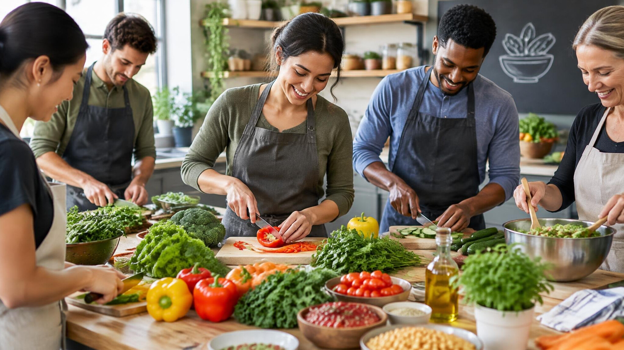 healthy cooking class